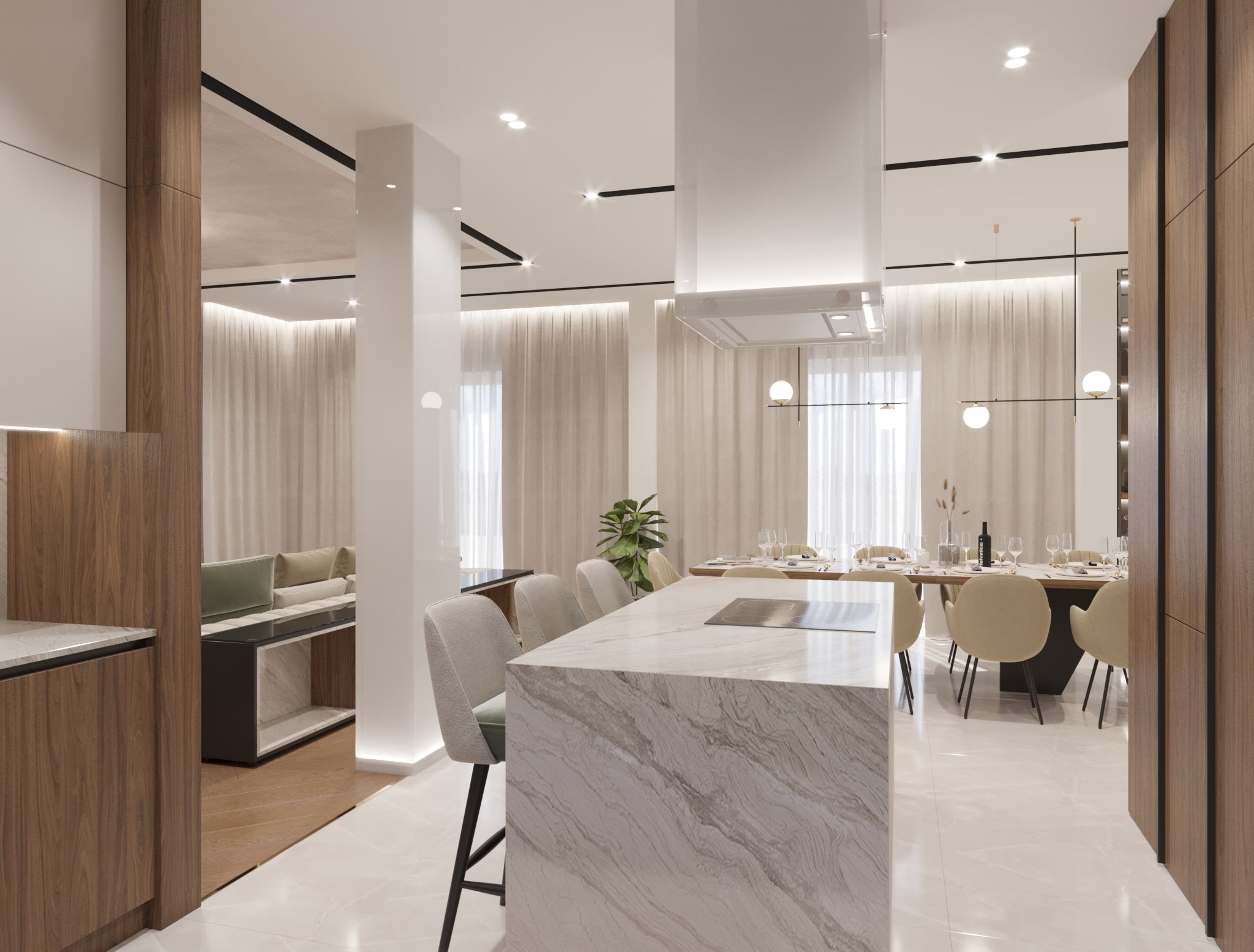 House V2105 | Интериорен Дизайн | Molt Design Group