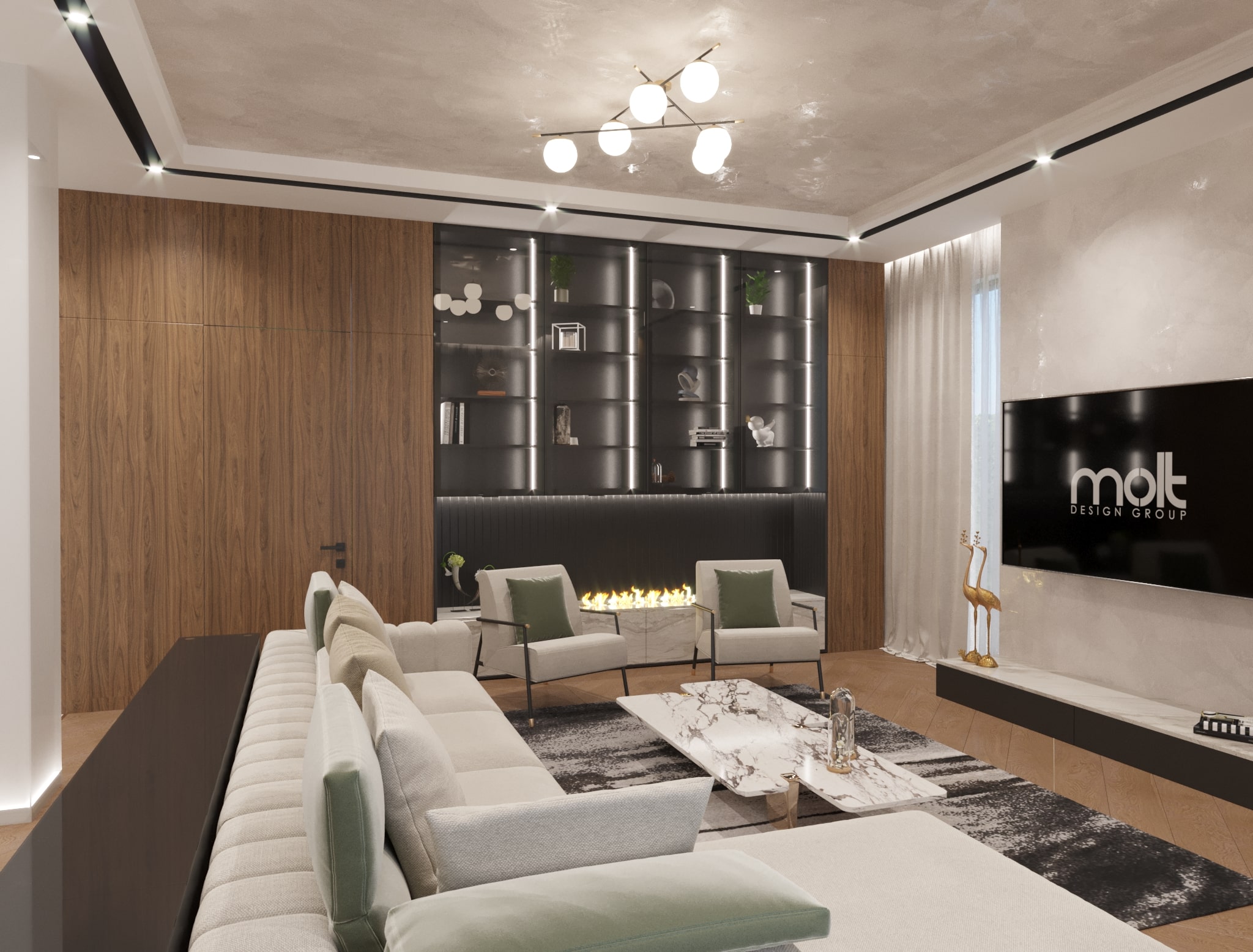 House V2105 | Интериорен Дизайн | Molt Design Group