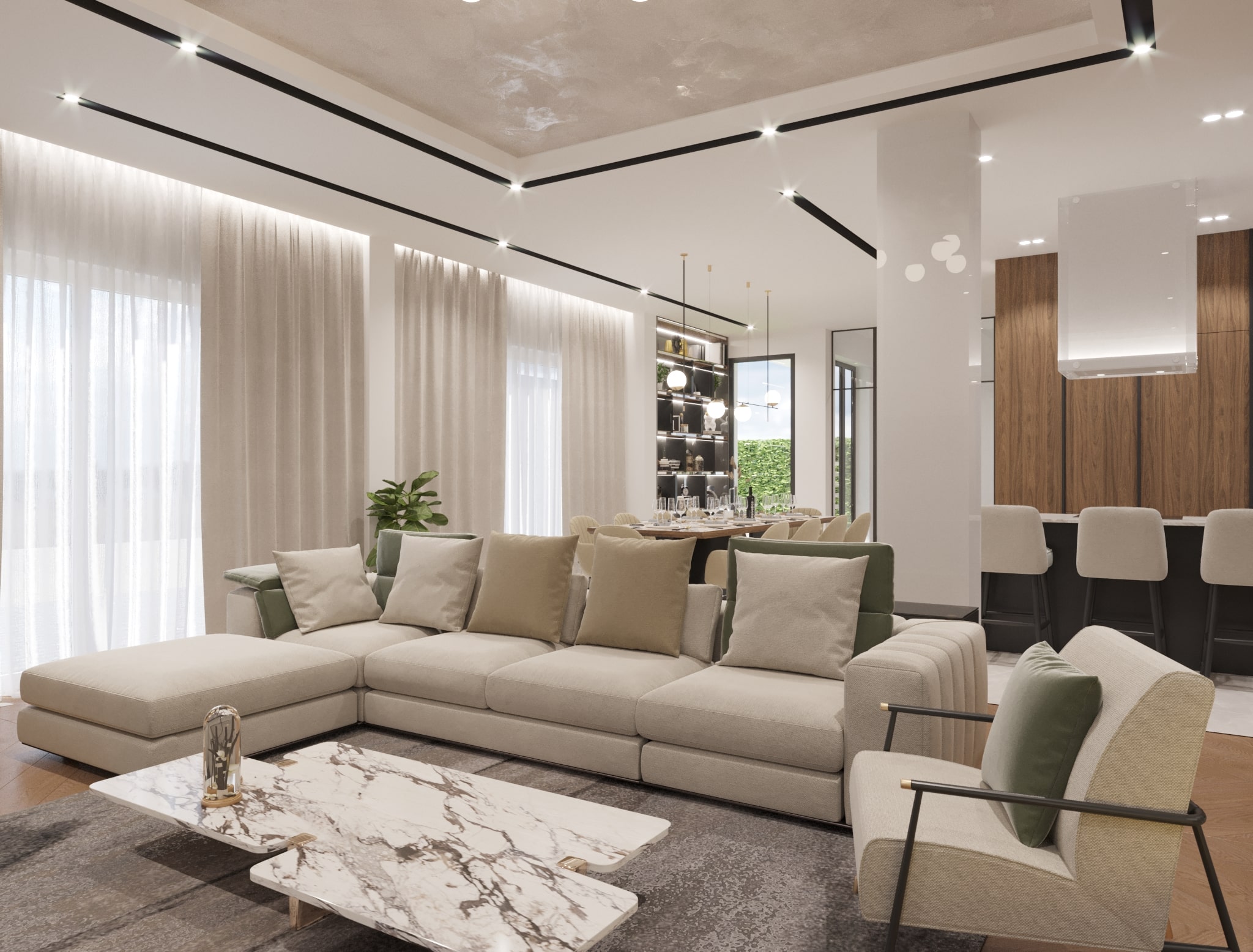 House V2105 | Интериорен Дизайн | Molt Design Group