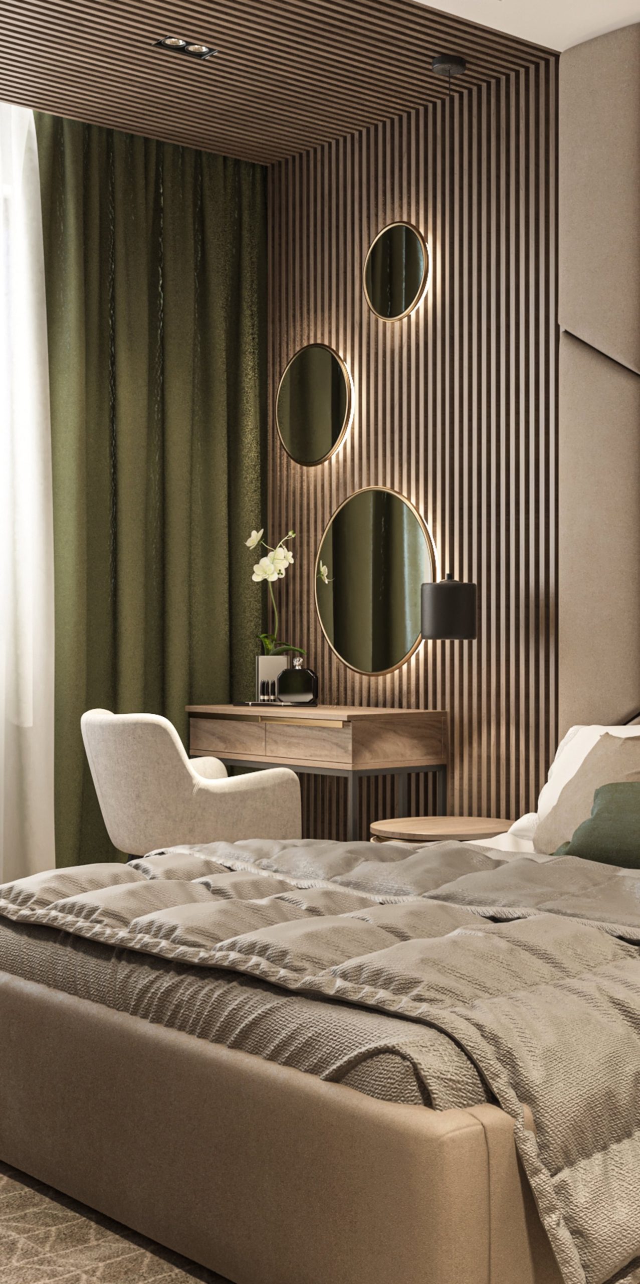 Apartment F1911 Bedroom 02 scaled | Интериорен дизайн Molt Design Group