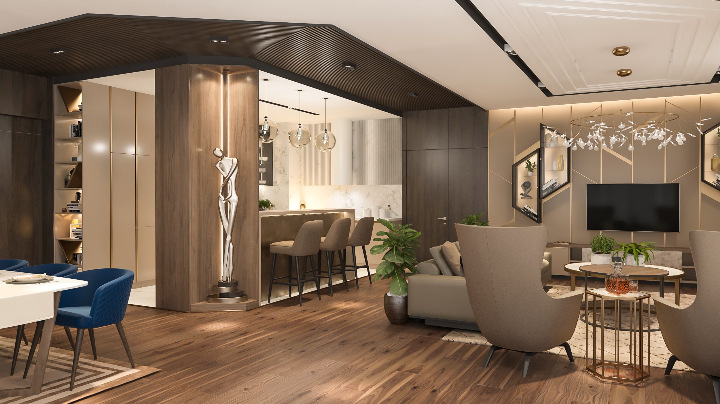 Апартамент F1911 | Interor Design | Molt Design Group