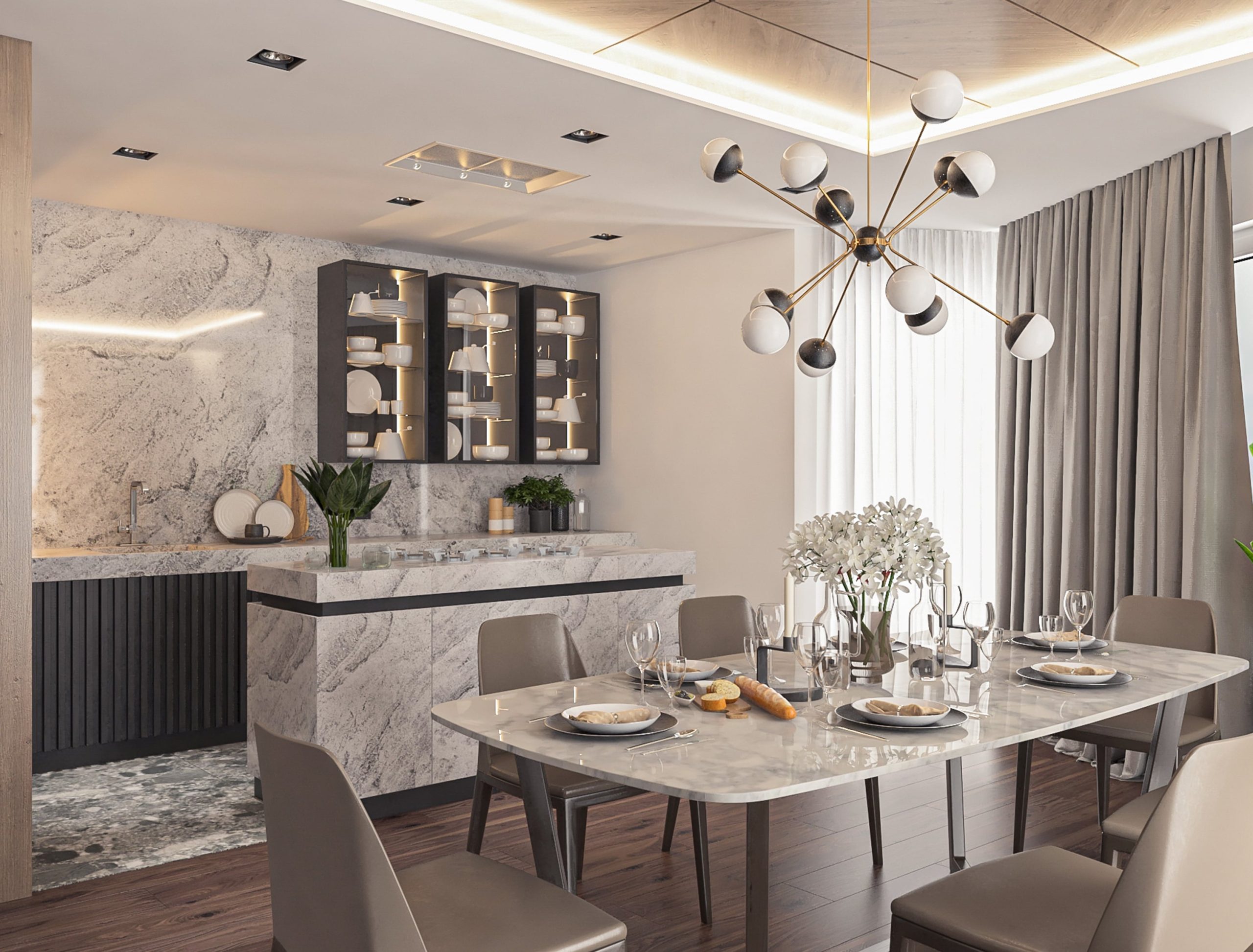 Къща C1719 | Kitchen | Molt Design Group