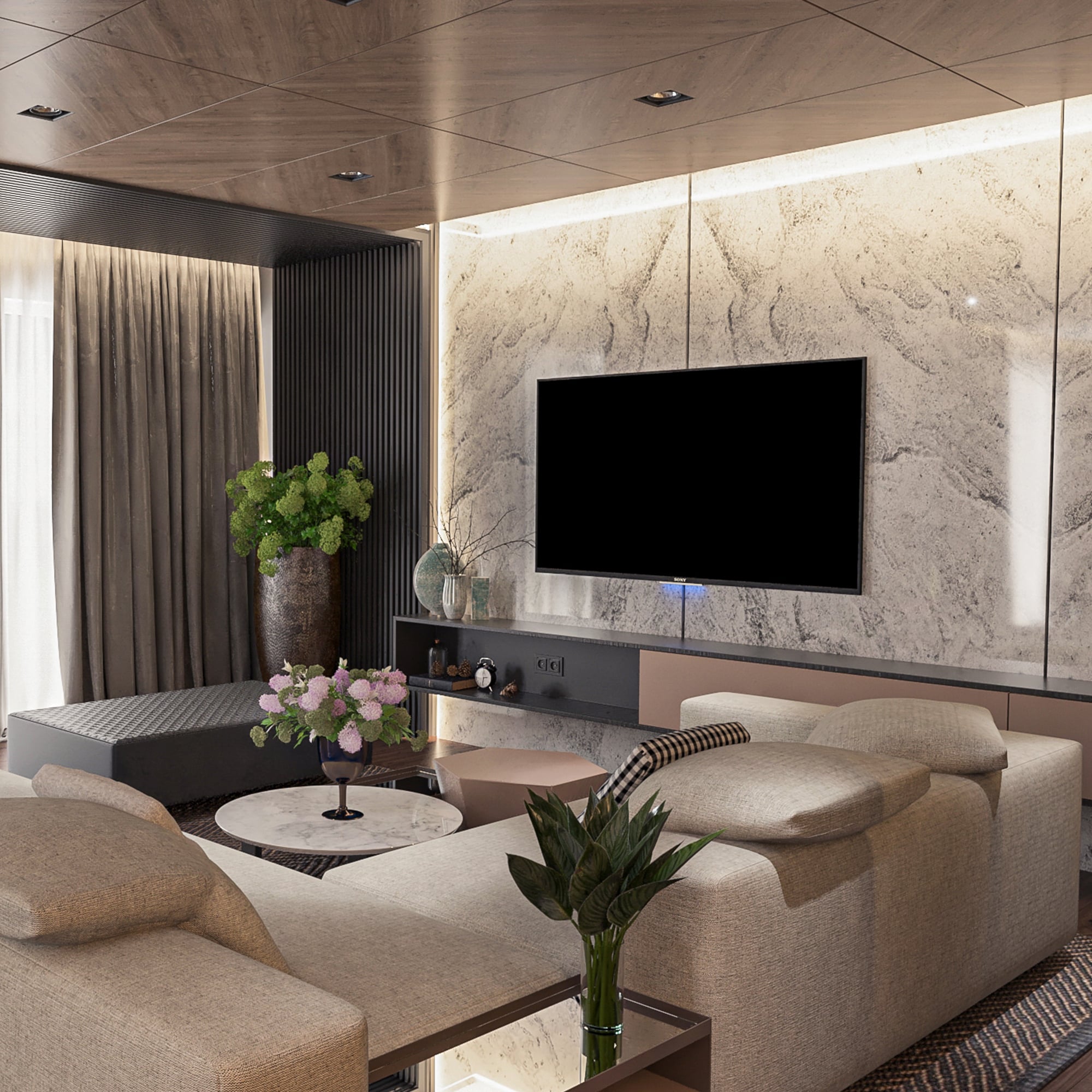 Къща C1719 | Living Room | Molt Design Group