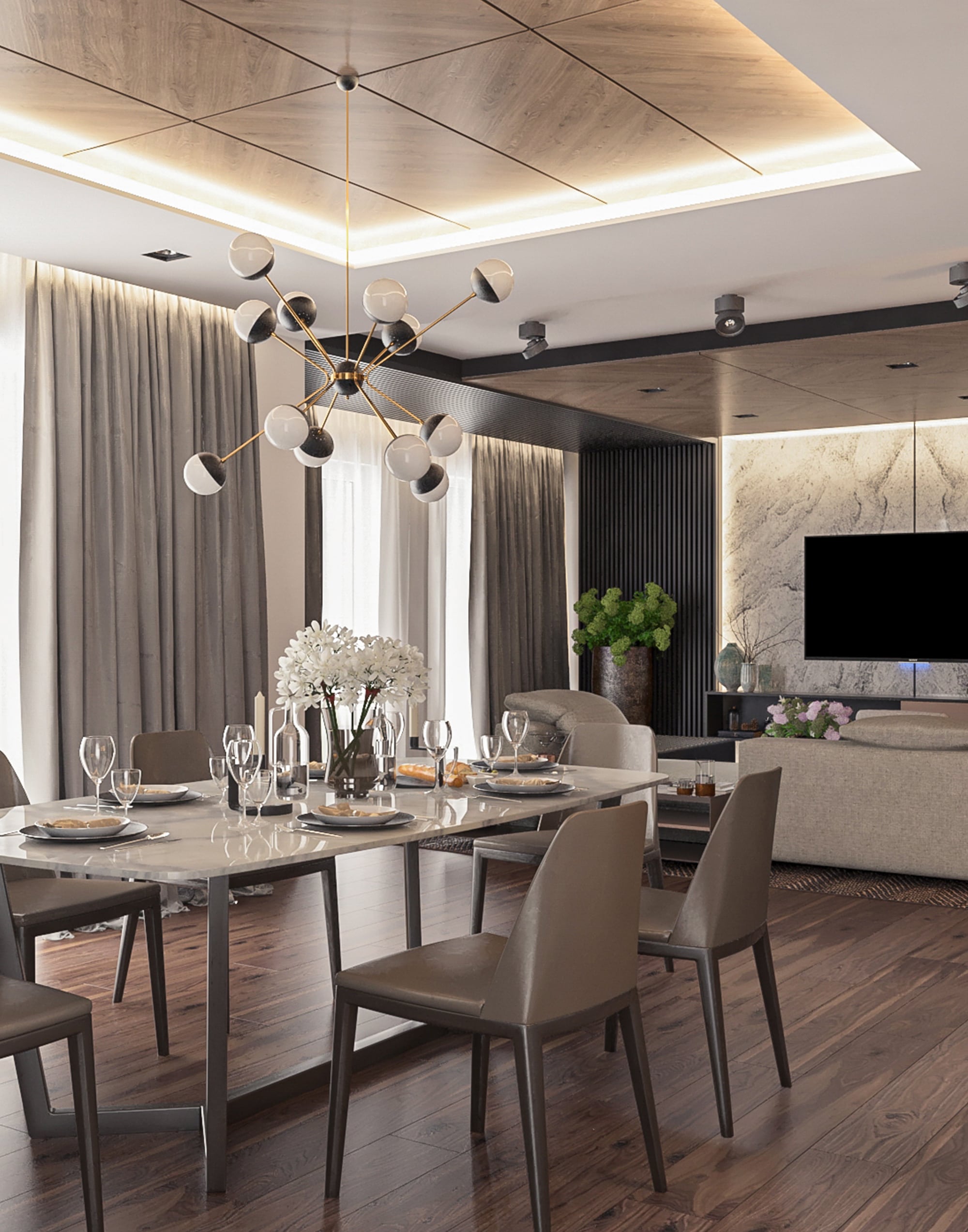 Къща C1719 | Living Room | Molt Design Group