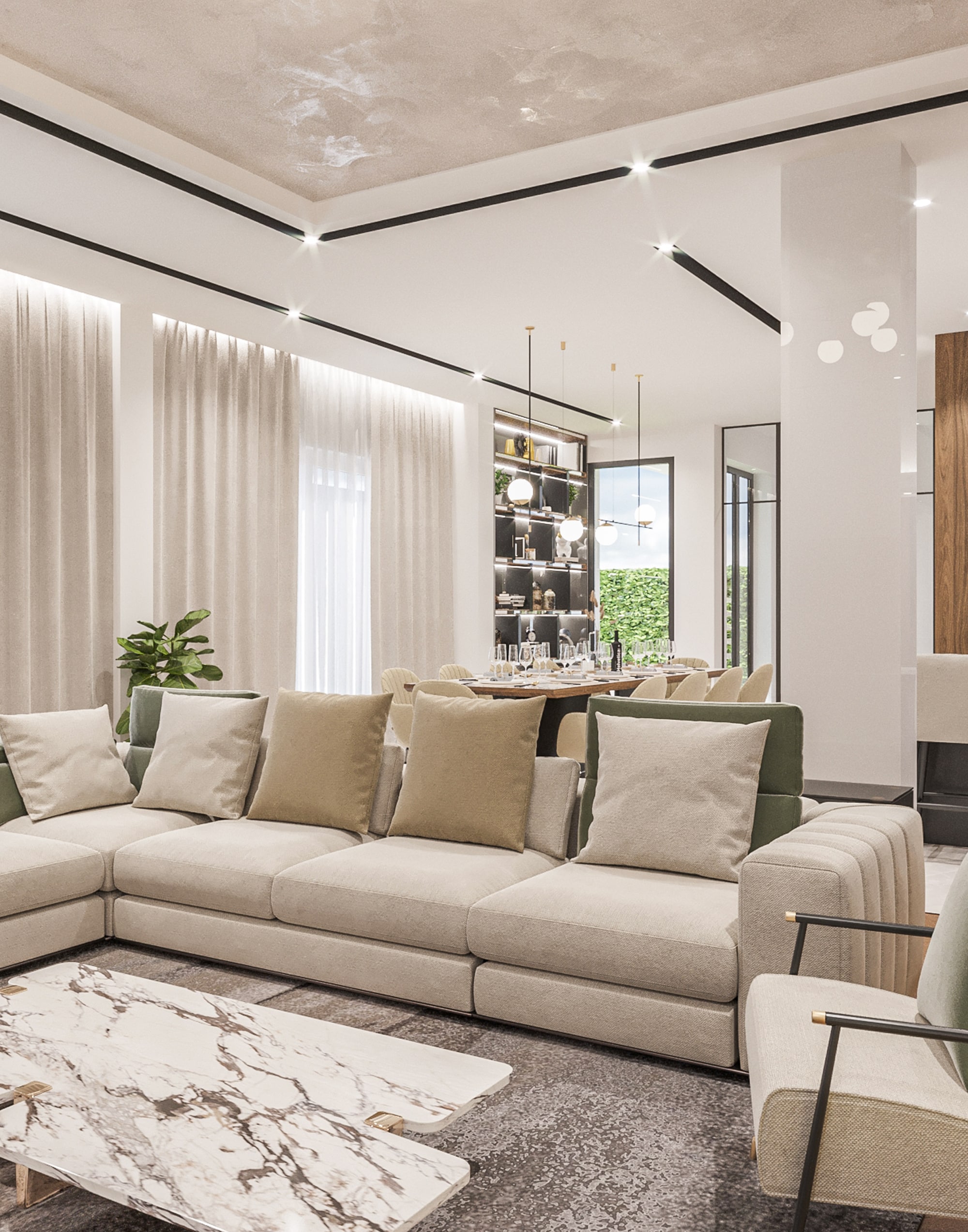 House V2105 | Интериорен Дизайн | Molt Design Group