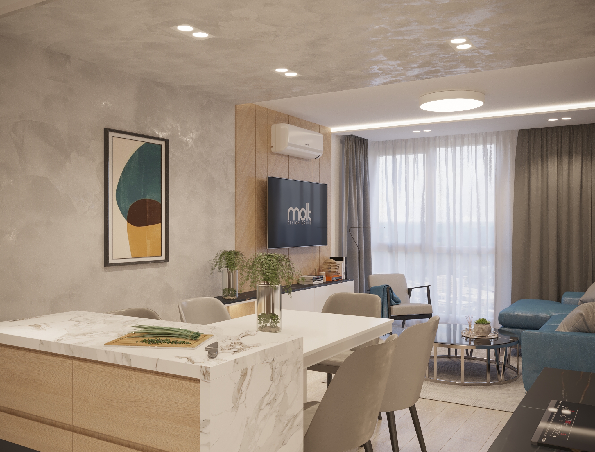 Апартамент AP2004 | Интериорен дизайн | Molt Design Group
