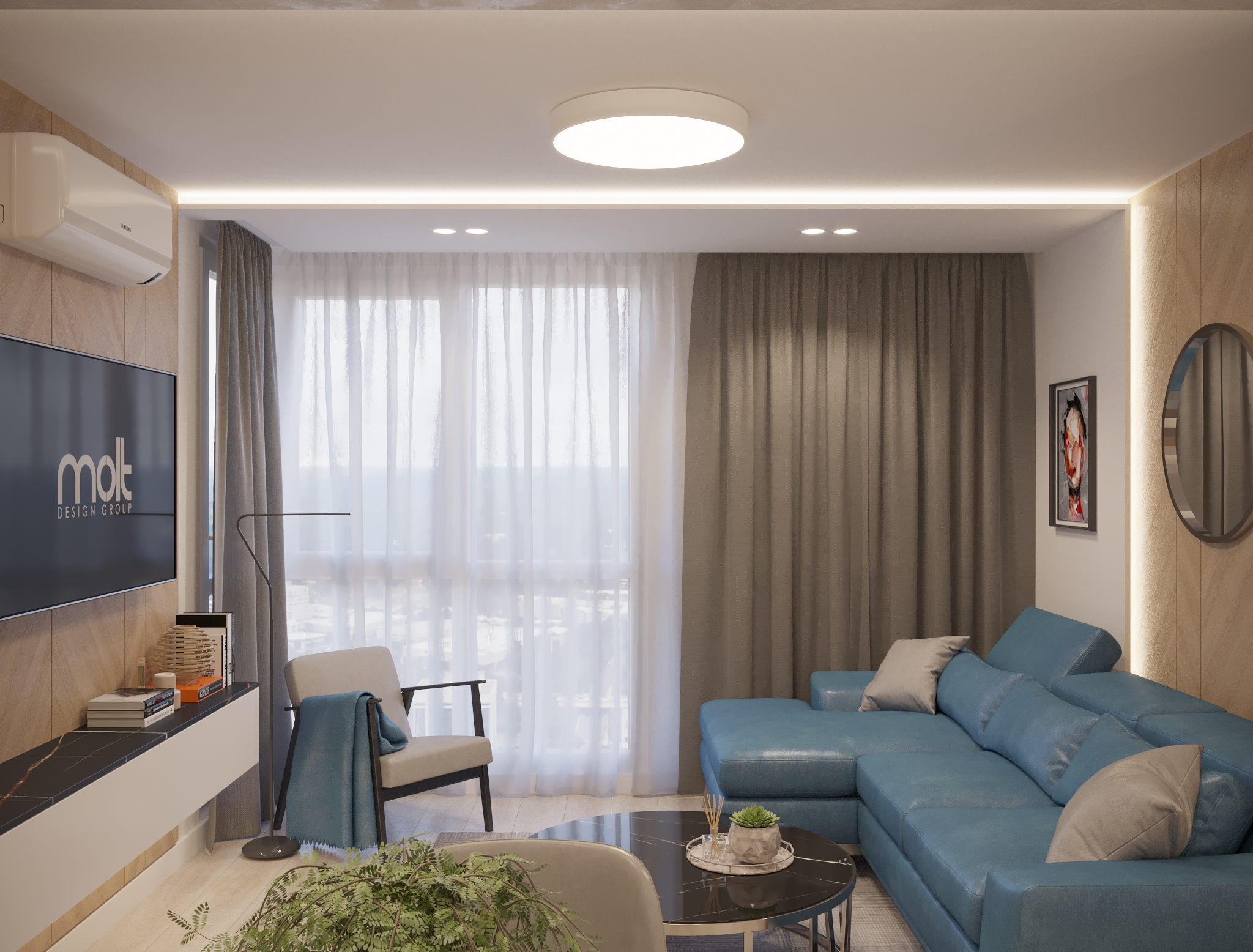 Апартамент AP2004 | Интериорен дизайн | Molt Design Group