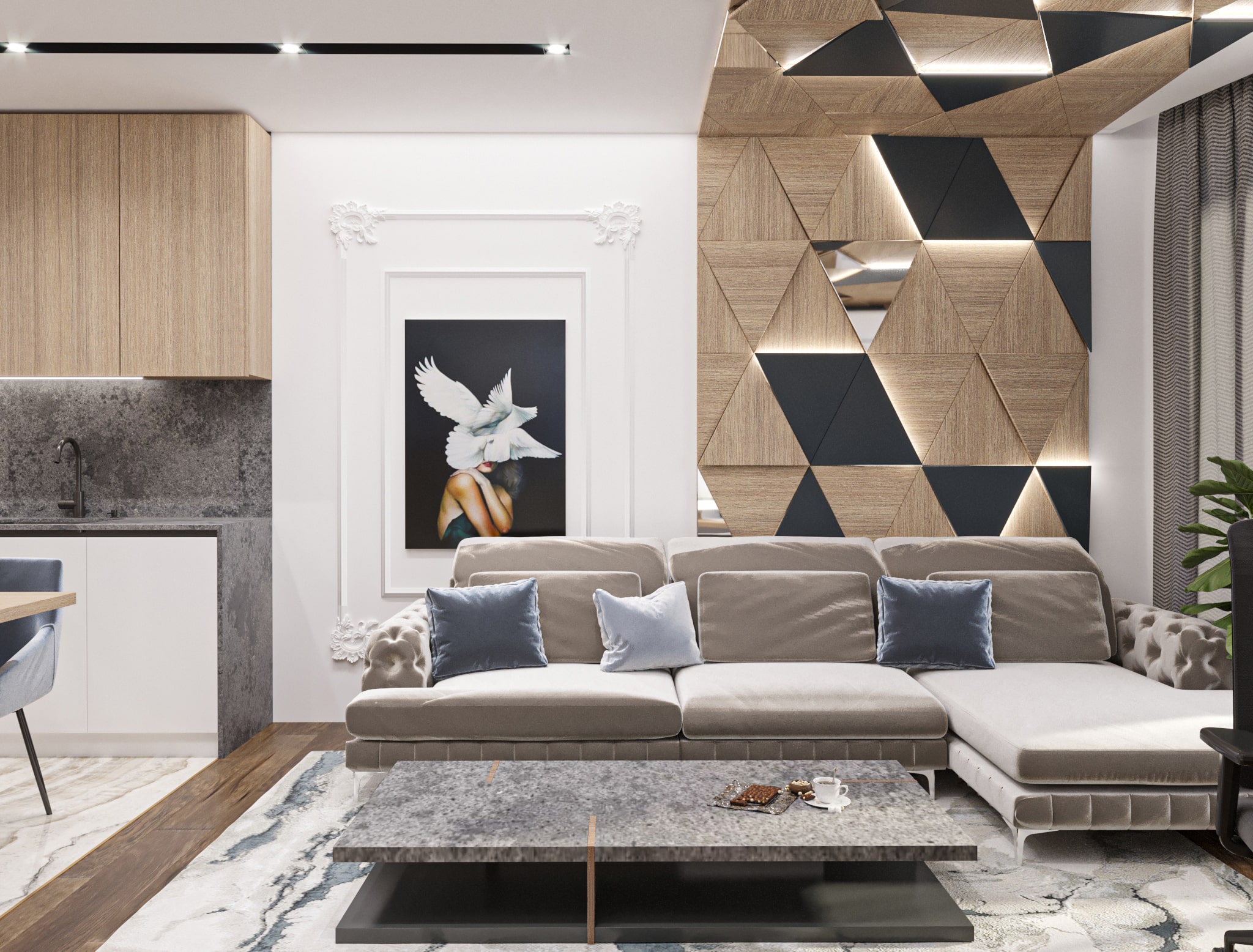 Апартамент А2106 | Интериорен дизайн на апартамент | Molt Design Group