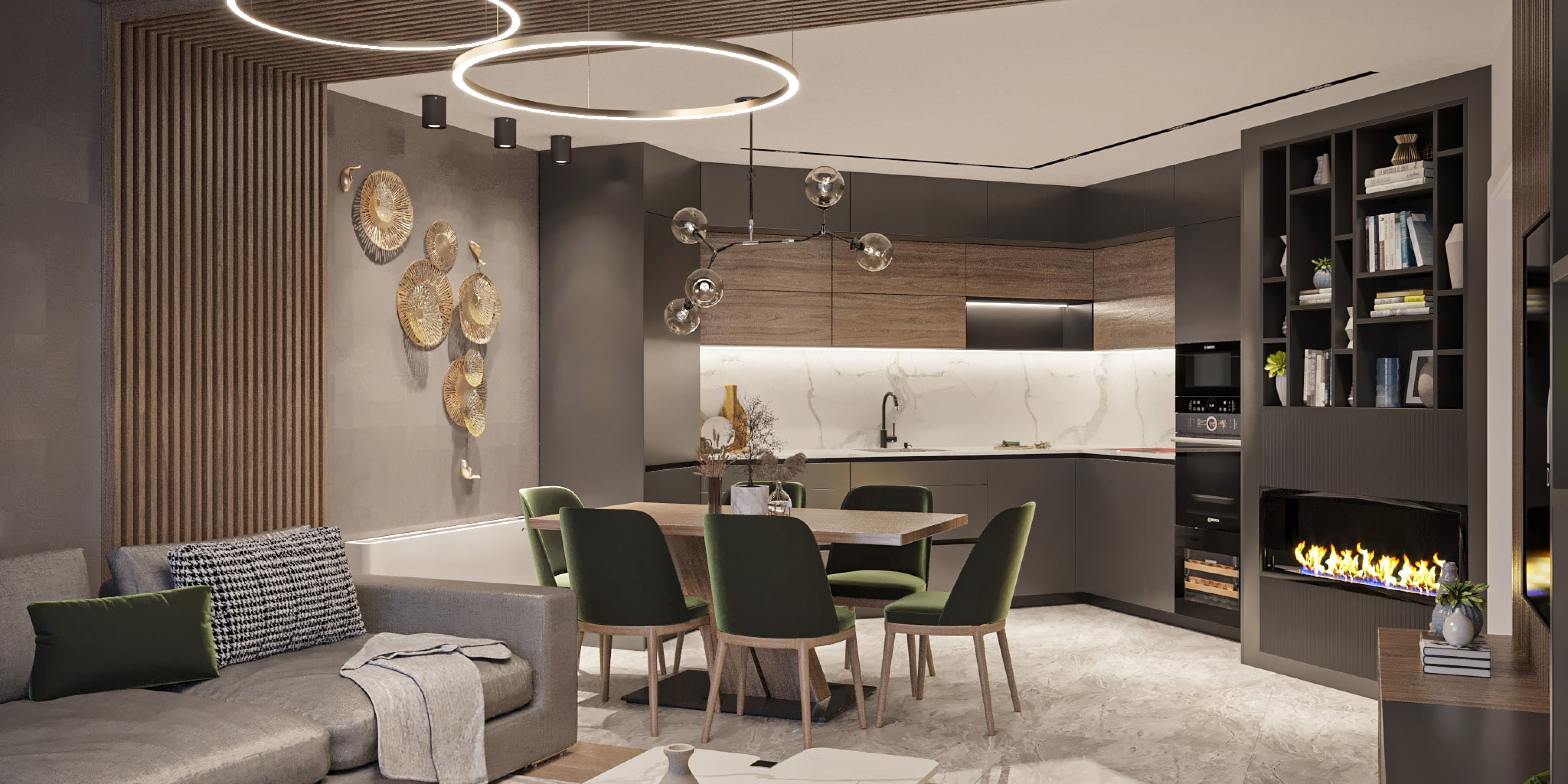 Модерен тристаен апартамент | Галерия | Molt Design Group